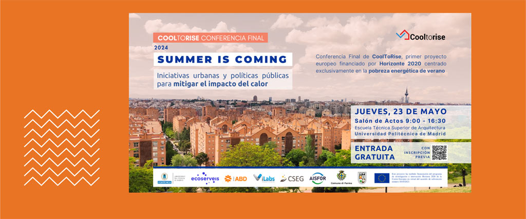 Conferencia final del proyecto europeo COOLtoRISE “Summer is coming”