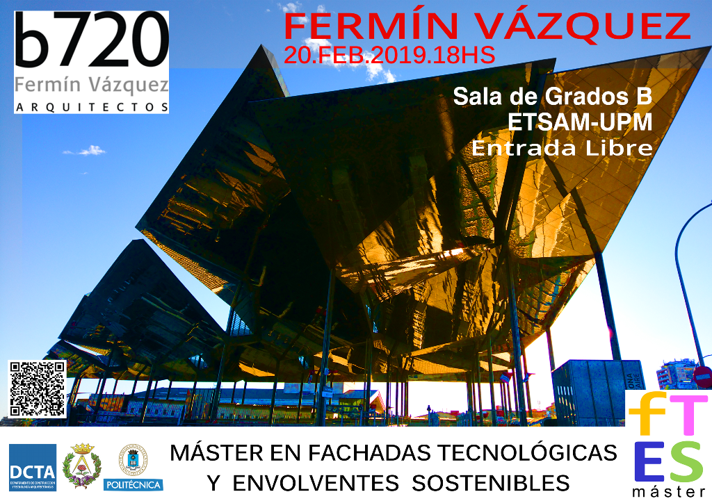 Conferencia Fermín Vazquez Master Fachadas Tecnológicas y Envolventes Sostenibles