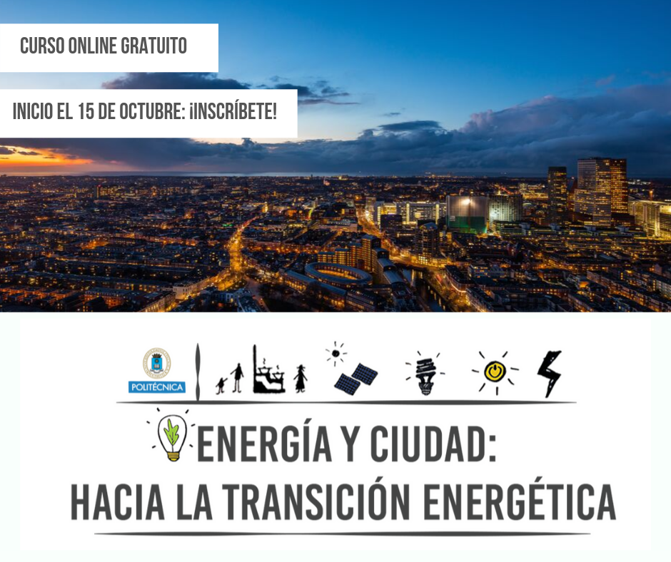 MOOC Energía y ciudad: hacia la transición energética – Lanzamiento 15 octubre